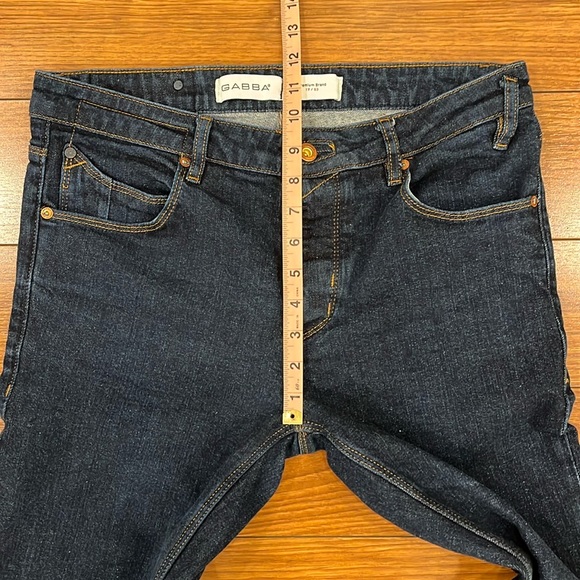 GABBA Rey Slim Fit Dark Denim Jeans - Picture 11 of 16